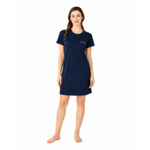 Hannah Grace Maternity Post-Partum Navy Summer Lounging Nightie