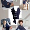 Hannah Grace Maternity Navy Cross Season Combo- FLASHSALE