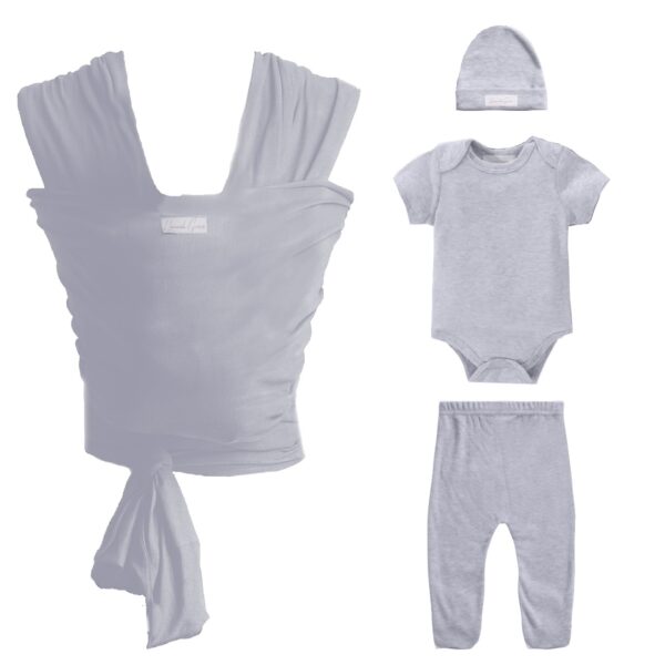 Hannah Grace Maternity Grey Gifting Set- With Wrap Carrier