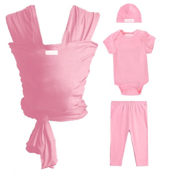 Hannah Grace Maternity Pink Gifting Set- With Wrap Carrier