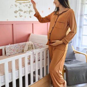 Hannah Grace Maple Rose Winter PJ with Black Piping - Image 5