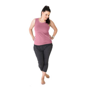 Hannah Grace Maternity Pink Breastfeeding Vest