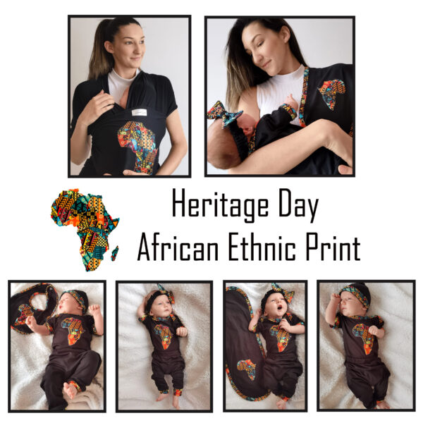 Heritage African Ethnic Print Baby Combo Set