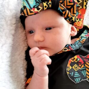 Heritage African Ethnic Print Baby Combo Set - Image 3