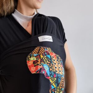Hannah Grace Maternity African Map Baby Wrap Carrier