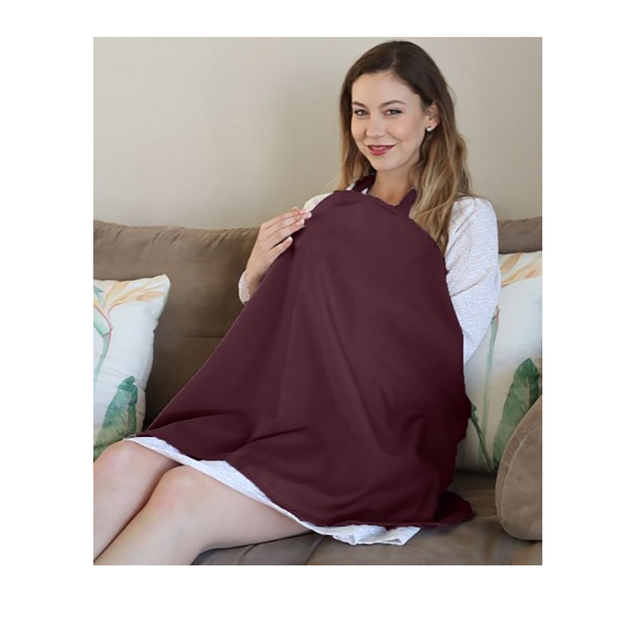 Hannah Grace Maternity Midnight Cherry Breastfeeding Apron/Nursing Cover