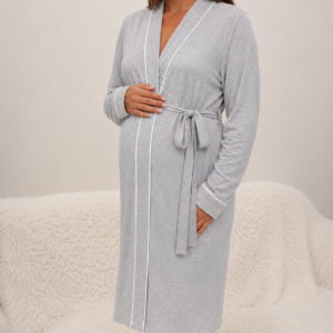Grey Melange Winter Gown