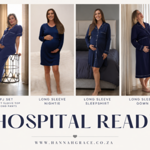 Hannah Grace Maternity Navy Set 9 ( 4 piece)