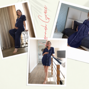 Hannah Grace Maternity Navy Hospital Ready Set 3